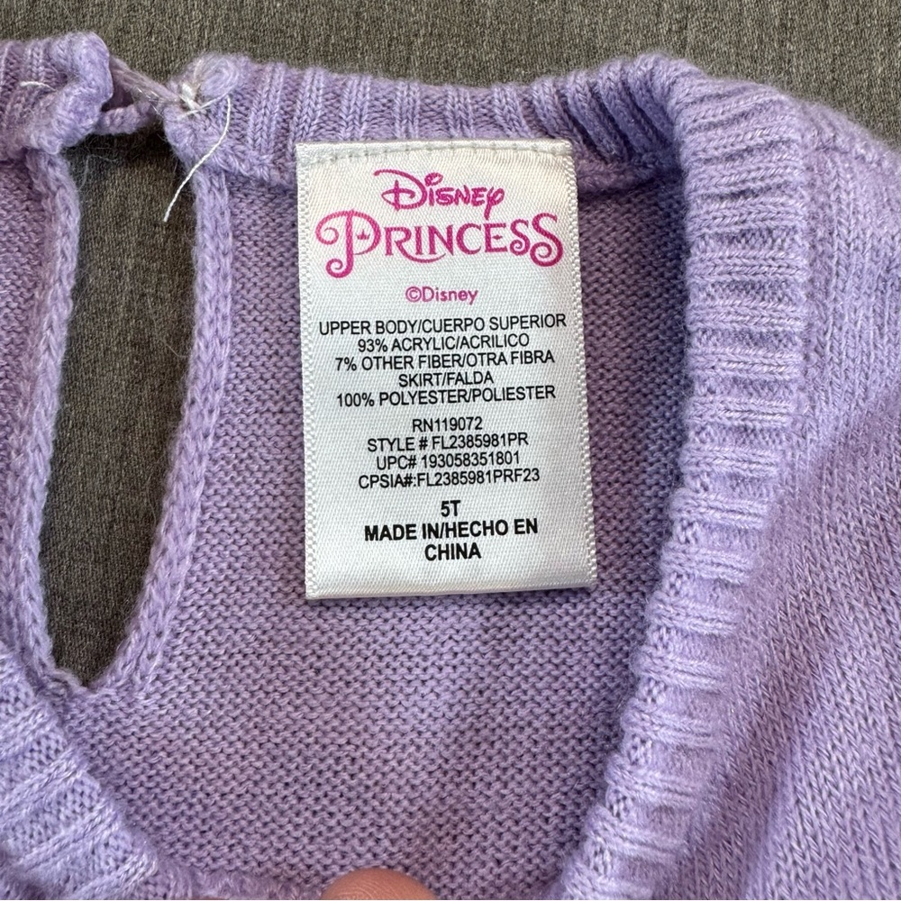 Girl Clothing Size 4T - 5T  Dresses Lot/ Bundle Of 4 Long Sleeve Blue Princess - Picture 9 of 14